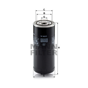 Фильтр масляный MANN-FILTER W 962/2